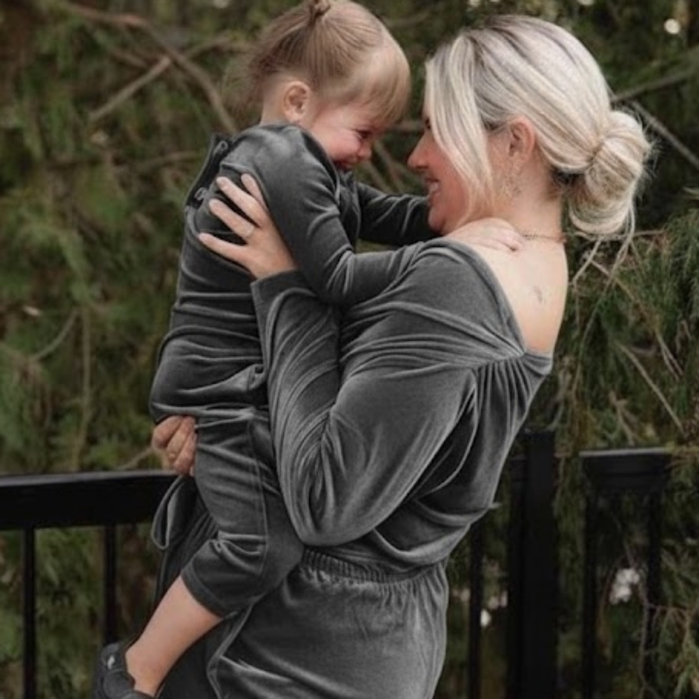 Smash + Tess X Birds Papaya Grey Romper Youth Size 12/13